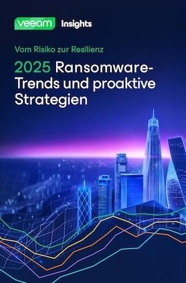 Whitepaper-Cover zu Ransomware-Trends und proaktive Strategien für das Jahr 2025