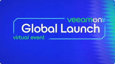 VeeamON Global Launch virtual event