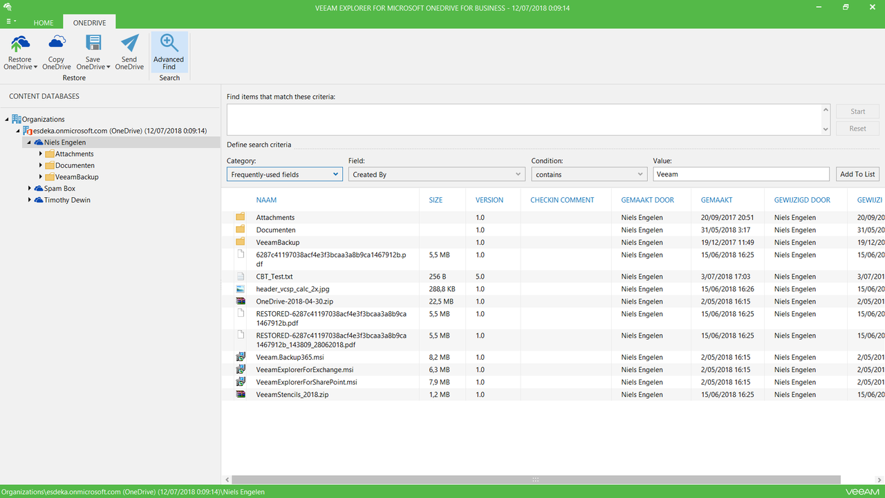 Veeam Backup for Microsoft Office 365